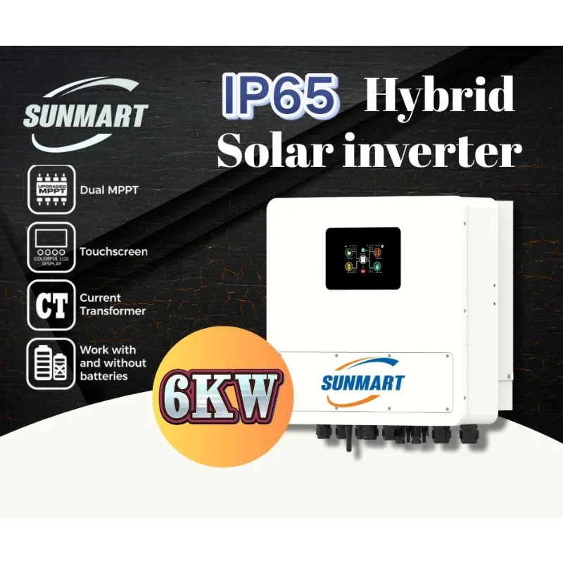 [Best Selling]Factory Price MEGA-ECO 3kW/6kW Hybrid Solar Inverter IP65 48V Dual MPPT WIFI Monitor Parallel Function For Wholes