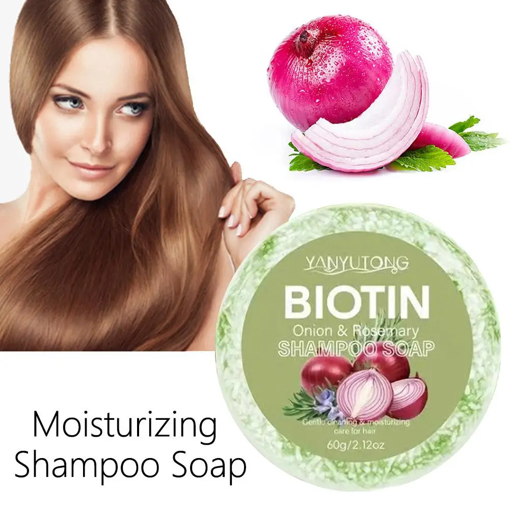 مستخلص البصل البيوتين صابون شامبو قشرة الرأس الطبيعية القتال صيغة السيطرة على النفط ترطيب فروة الرأس العناية بالحكة صابون شامبو