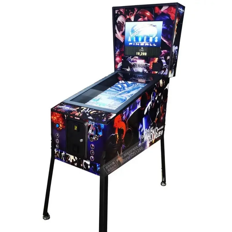 

Virtual Pinballl Machine Factory Price Indoor Game Room Adult Token Coin Operated Screen Display Electronic Video Arcade Machine