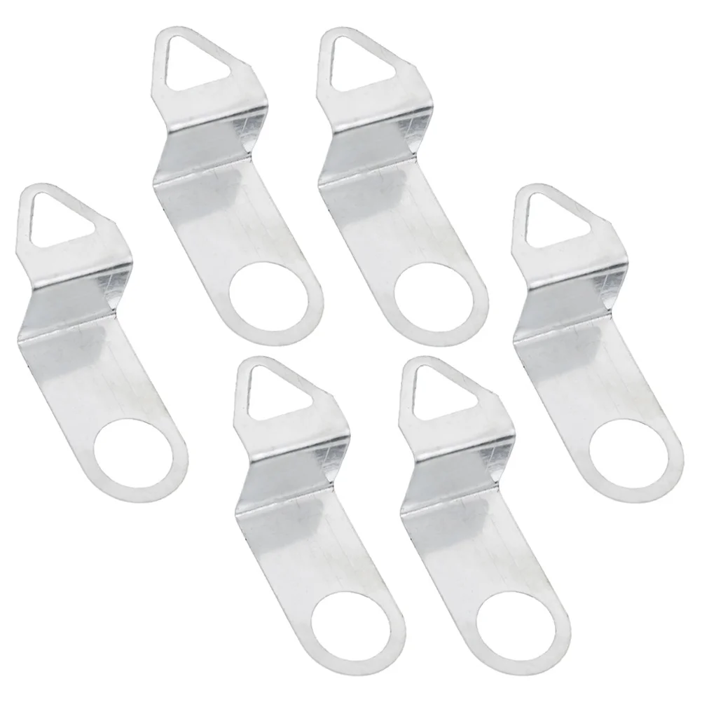 

6pcs Clock Hooks For Wall Alloy Diy Clock Kit No Fade Rust Resistant For Craft Frameless Cross Stitch Pendulum Hanging