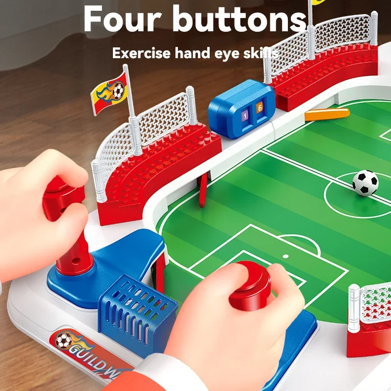 Table Football Two-player Competition Tabletop Kids Toys Boy Soccer Parent Child Interactive Home Party Children's Game Gifts