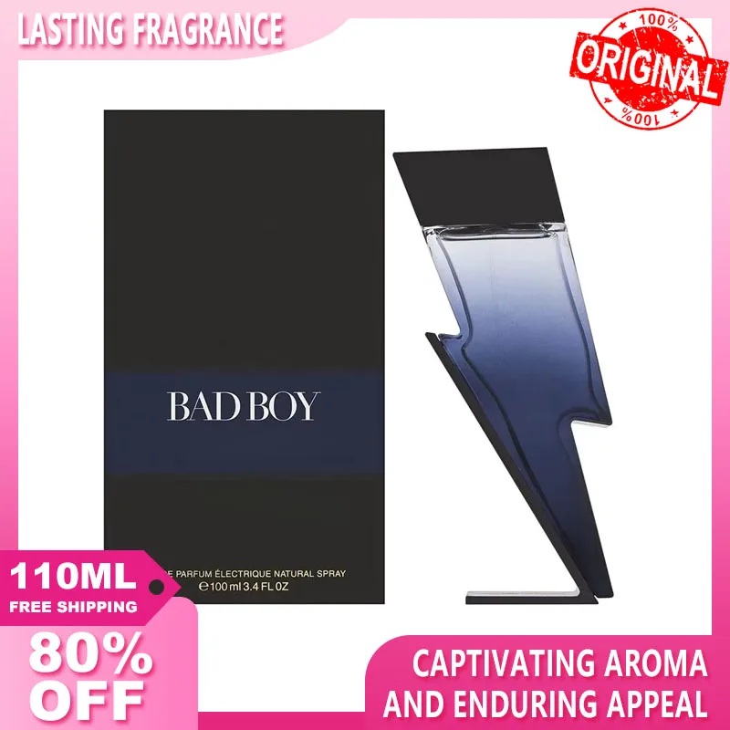 2025 مبيعات ساخنة 110 مللي عطور Masculinos Bad Boy Lightning Eau De Parfum Spray للرجال هدايا كلاسيكية للرجال