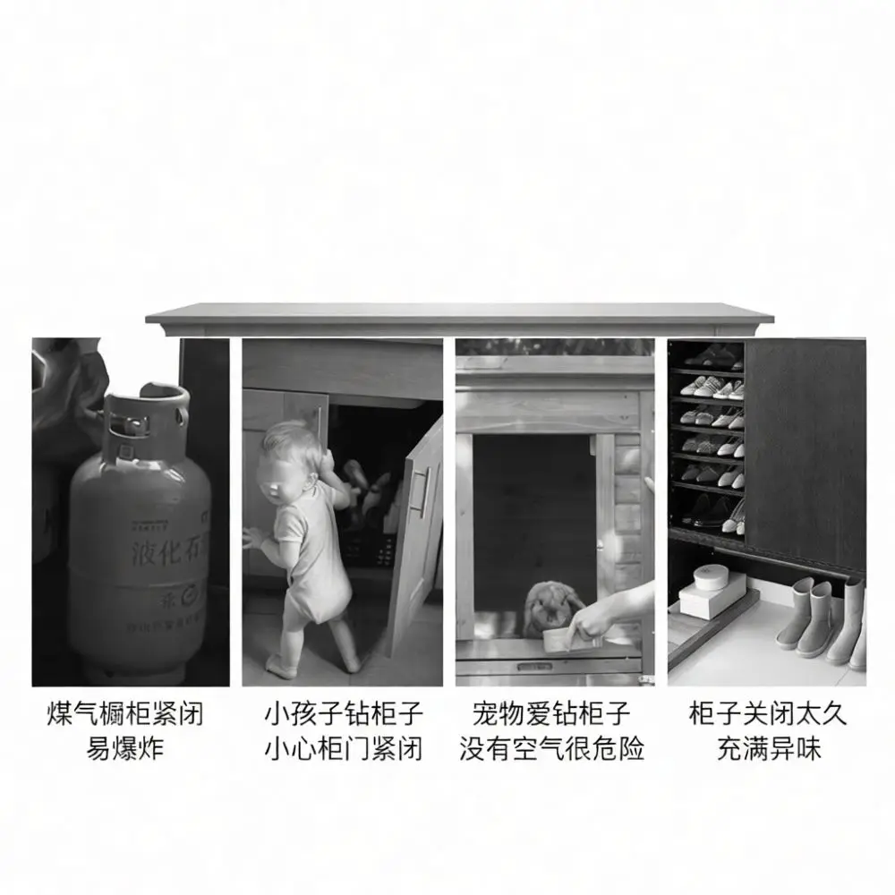 Aluminum Alloy Rectangular Air Vent Ventilation Grille For Wardrobe Cabinet Shoe Rack Furniture Cooling Mesh Hardware