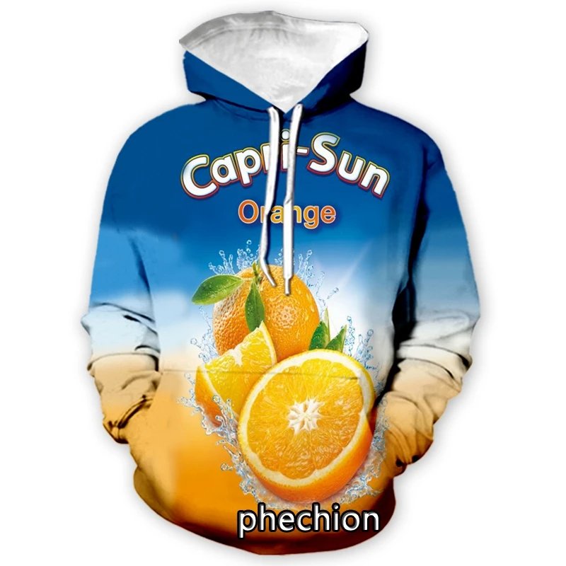 phechion New Fashion Men/Women Snacks Cartoon 3D Print Long Sleeve Hoodies Casual Hoodies Men Loose Sporting Pullover A54