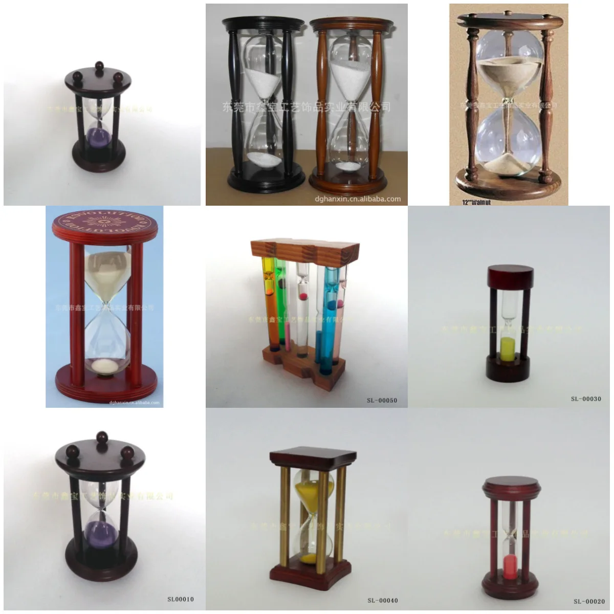 Custom Wooden Hourglass, Sand Timer Desk Decor, European Style Home Office Gift