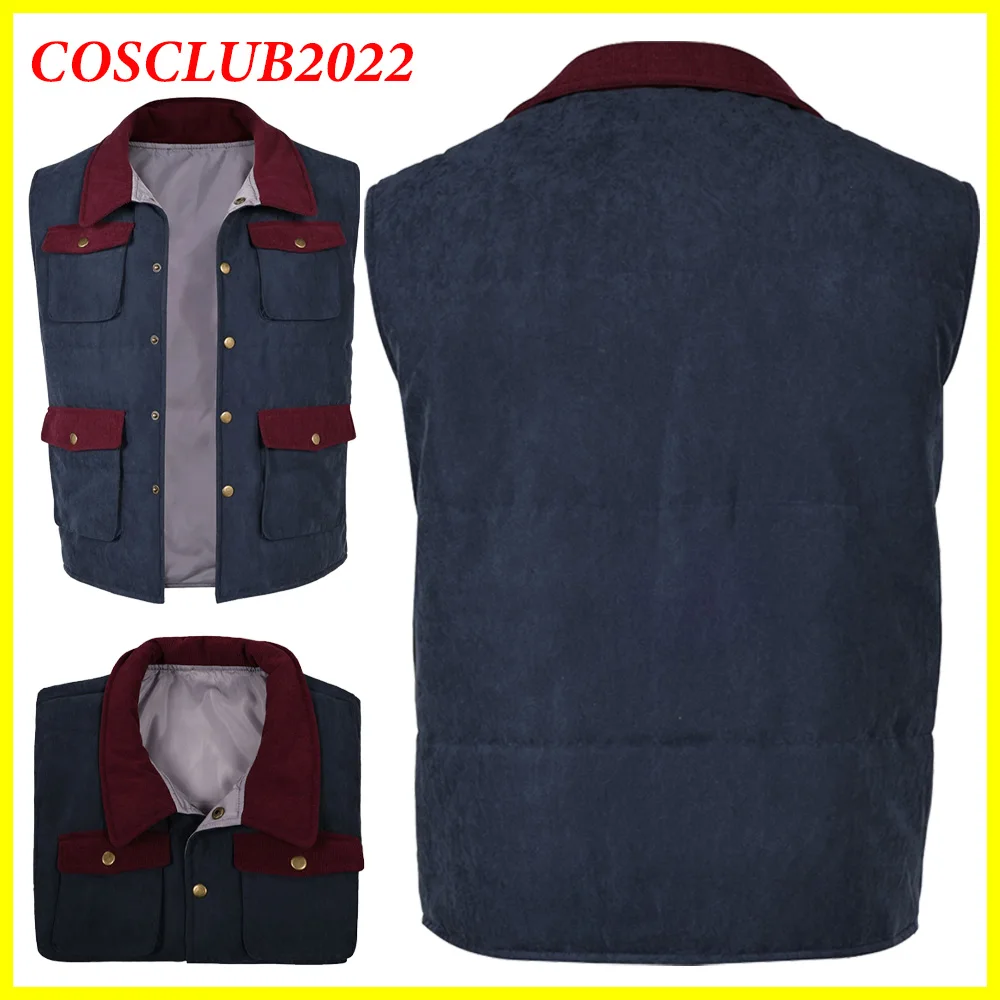 Will Byers Cosplay Vest Tops 2025 TV ST 5 Roleplay Costume Waistcoat Jacket Men Suit Outfits Halloween Carnival Party Clothes