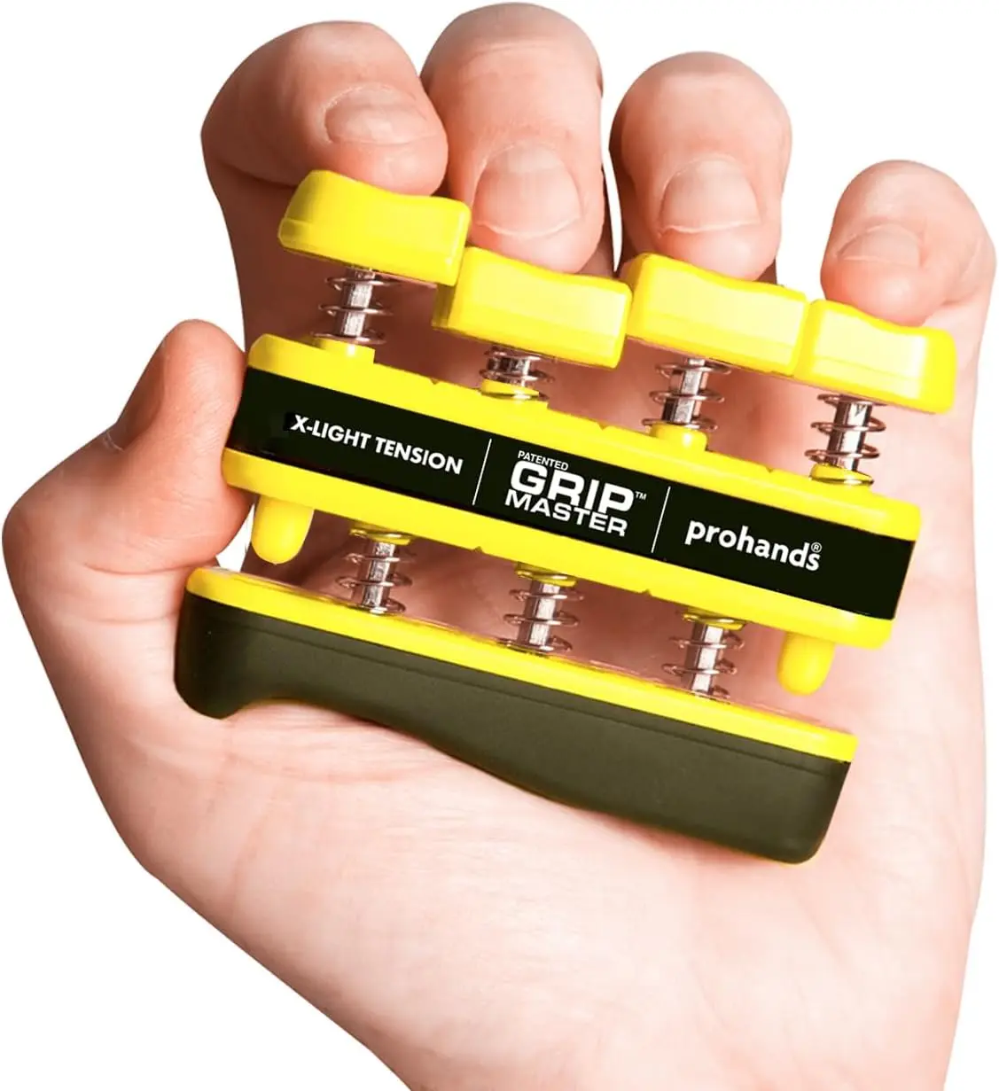 

Hand Exerciser, Finger Exerciser for Grip Strength, Spring-Loaded Finger-Piston System, Isolate Each Finger for Athletes & Rehab