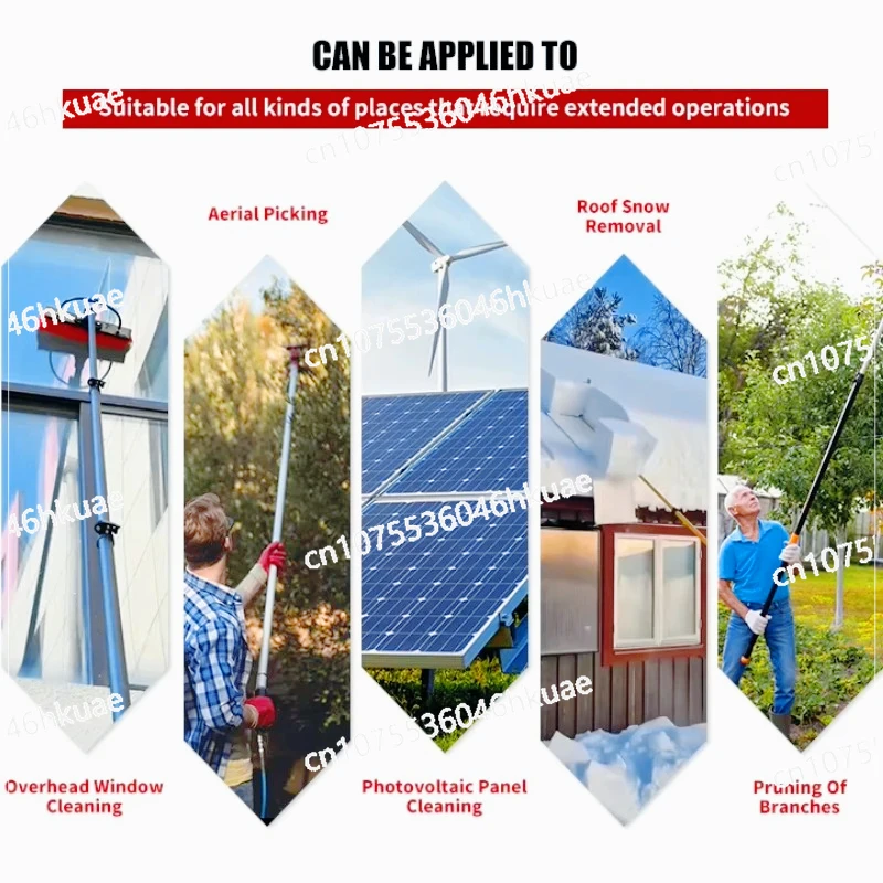 قضيب من ألياف الكربون 3K متعدد الوظائف عالي الجودة - تصميم تلسكوبي، أنبوب كربون 3M-20M قابل للتخصيص