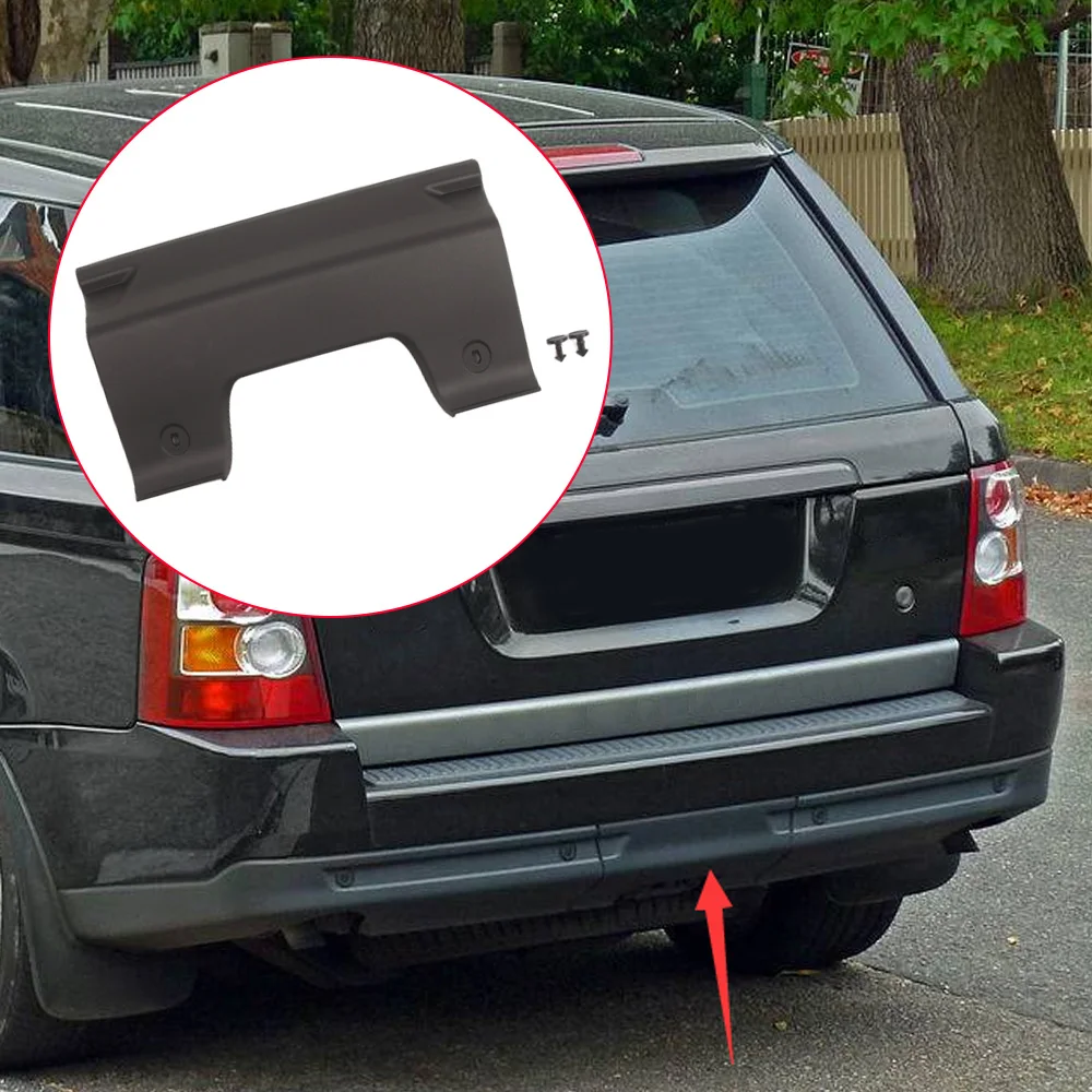 DQU00011PCL Car Rear Bumper Trailer Cover Tow Hook Eye Cover Cap for Range Rover Sport Pre-facelift 2005 2006 2007 2008 2009