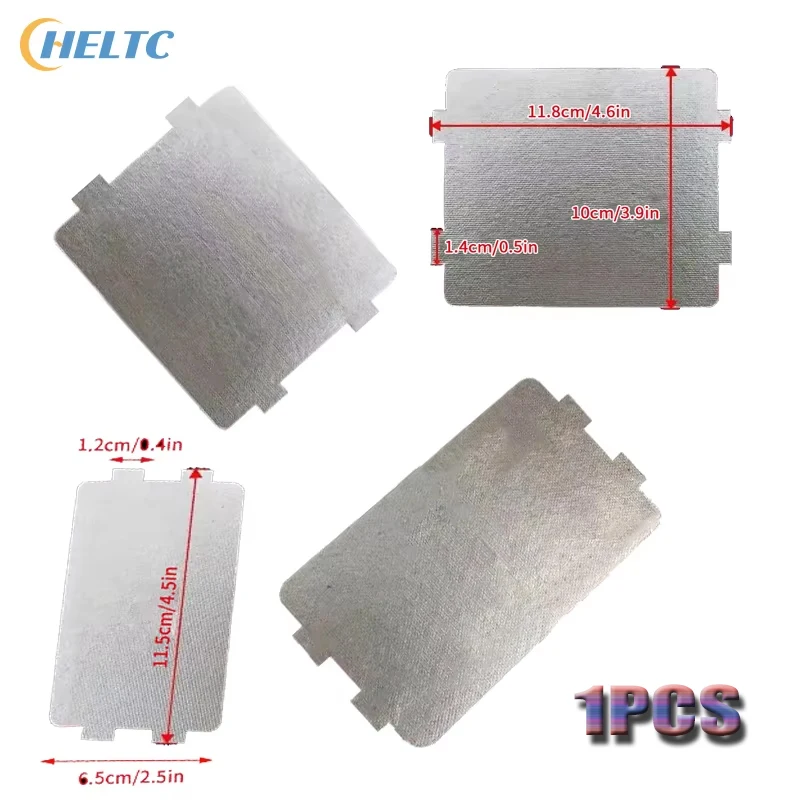 1pcs Silver Microwave Oven Mica Plate Sheet Heat-Resistant Not Easy To Deform Suitable For Microwave Oven Repair Parts