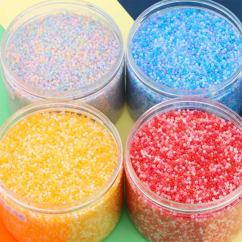 2mm High Quality Uniform Size AB Transparent Glass Seed Beads For DIY Craft Earring Bracelet Jewelry Making