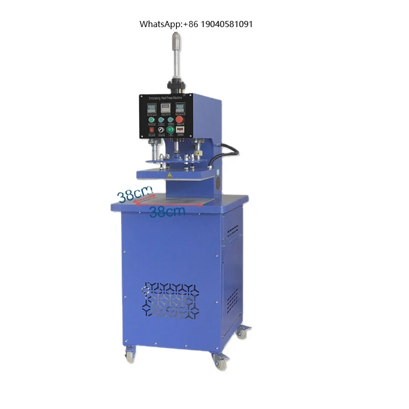 3D Fabric Embossing Printing Machine Steel Sheet Textile Leather T-Shirt Logo Embossing Press for Garments