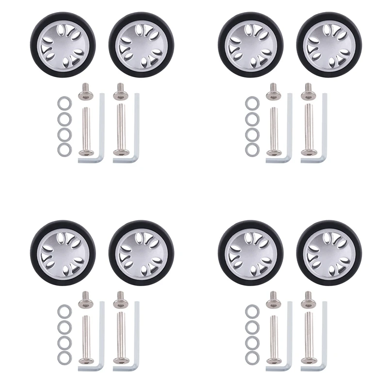 

Сменные колеса для чемодана M6 50 мм x 1 2 мм износостойкие полиуретановые ролики Делюкс ремонтный инструмент 4 пары