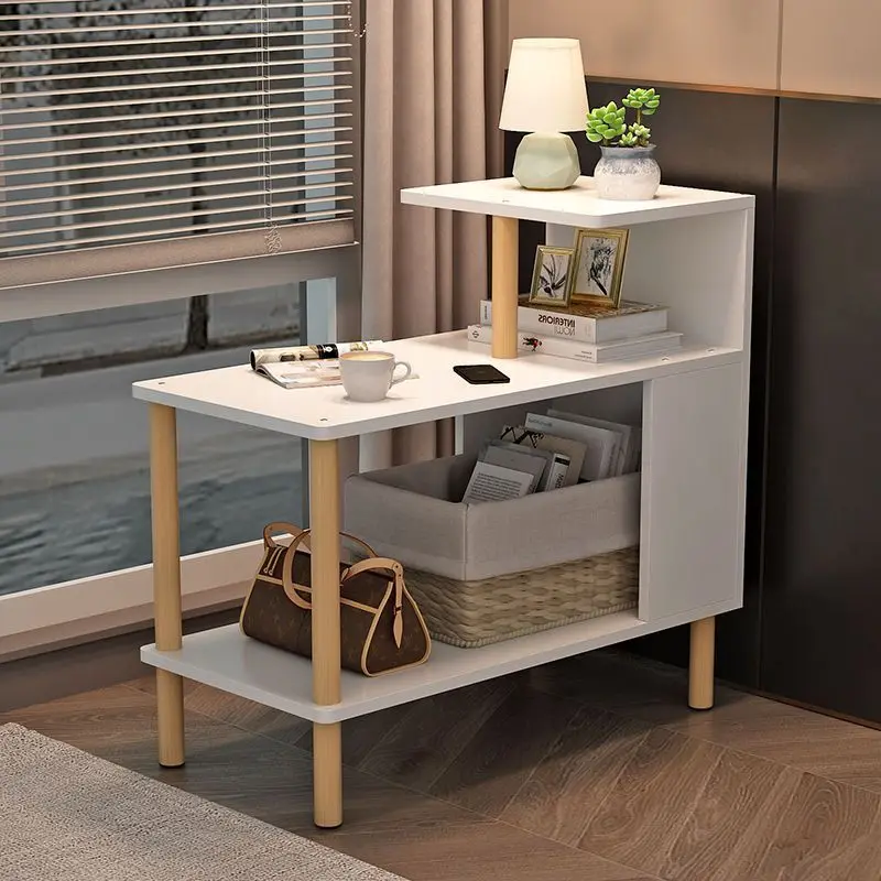 

Couch side living room small table side cabinet movable bedside table