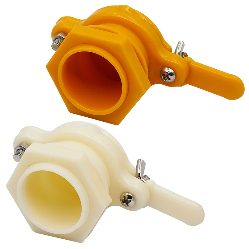 1Pcs Stainless Steel/Plastics Honey Gate Valve Honey Tap for Honey Extractor Beekeeping Supplies Equipment