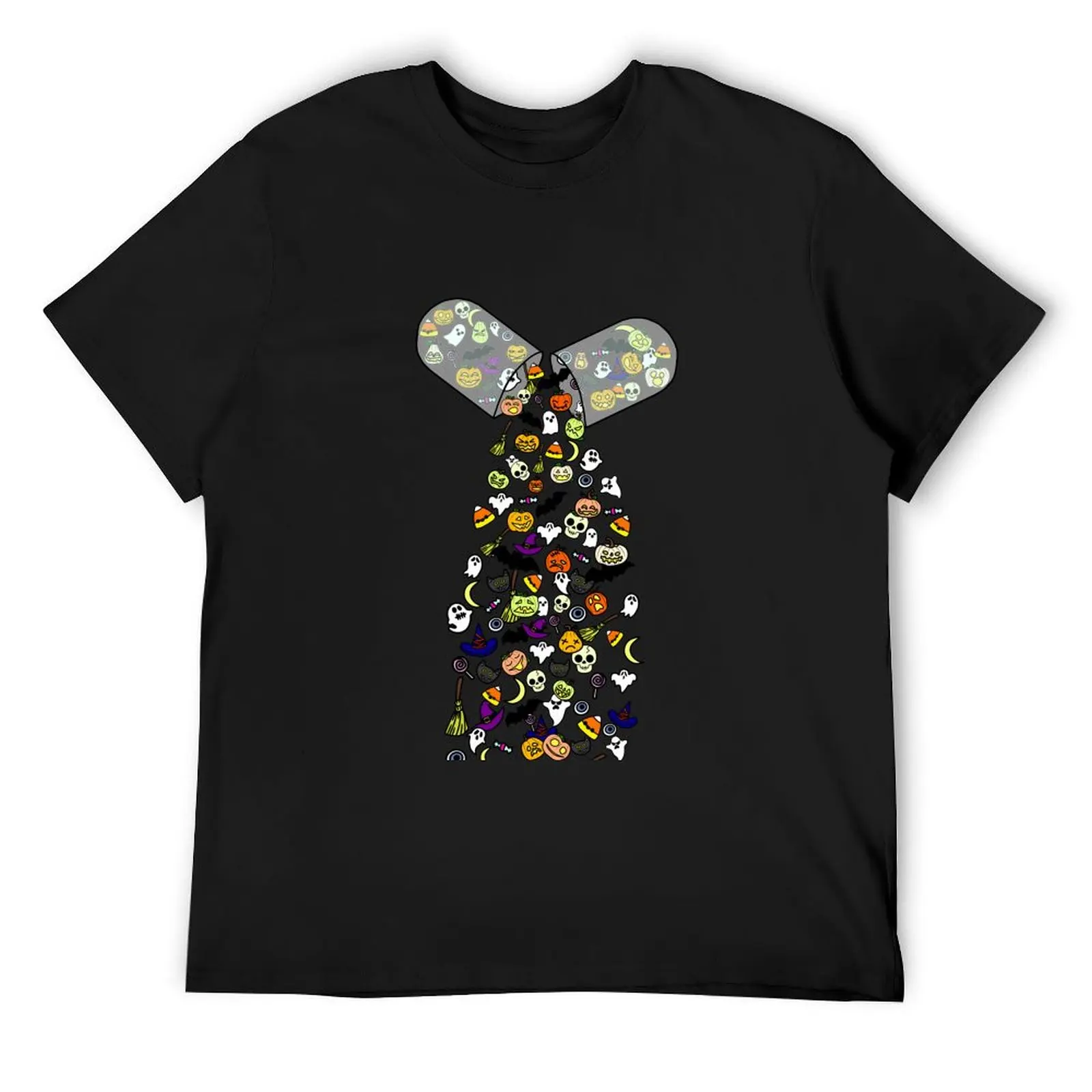 Happy Pill T-Shirt customizeds designer shirts mens graphic t-shirts anime