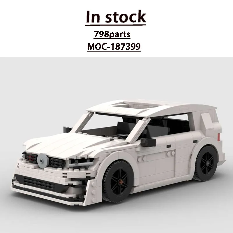 

MOC-187399 New Urban Sports Supercar Racing Building Block Model 798 Parts Boys' Children's Birthday Christmas Toy Gift
