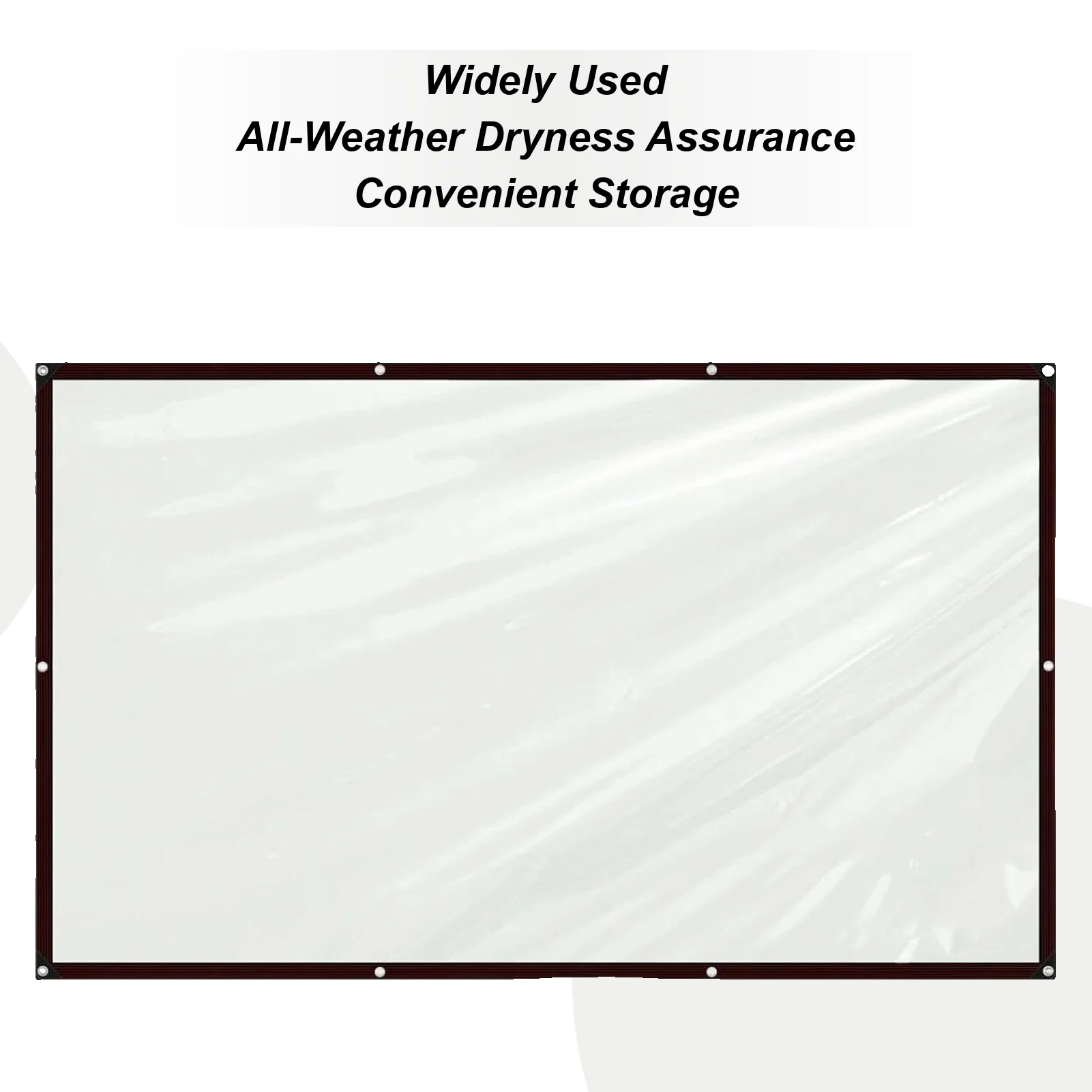 

Водонепроницаемый брезент, прозрачный 7x20 футов, непромокаемый солнцезащитный козырек, ветрозащитная клетка для растений для улицы, пляжа, пикника, кемпинга, палатки, альпинизма, автомобиля Rv