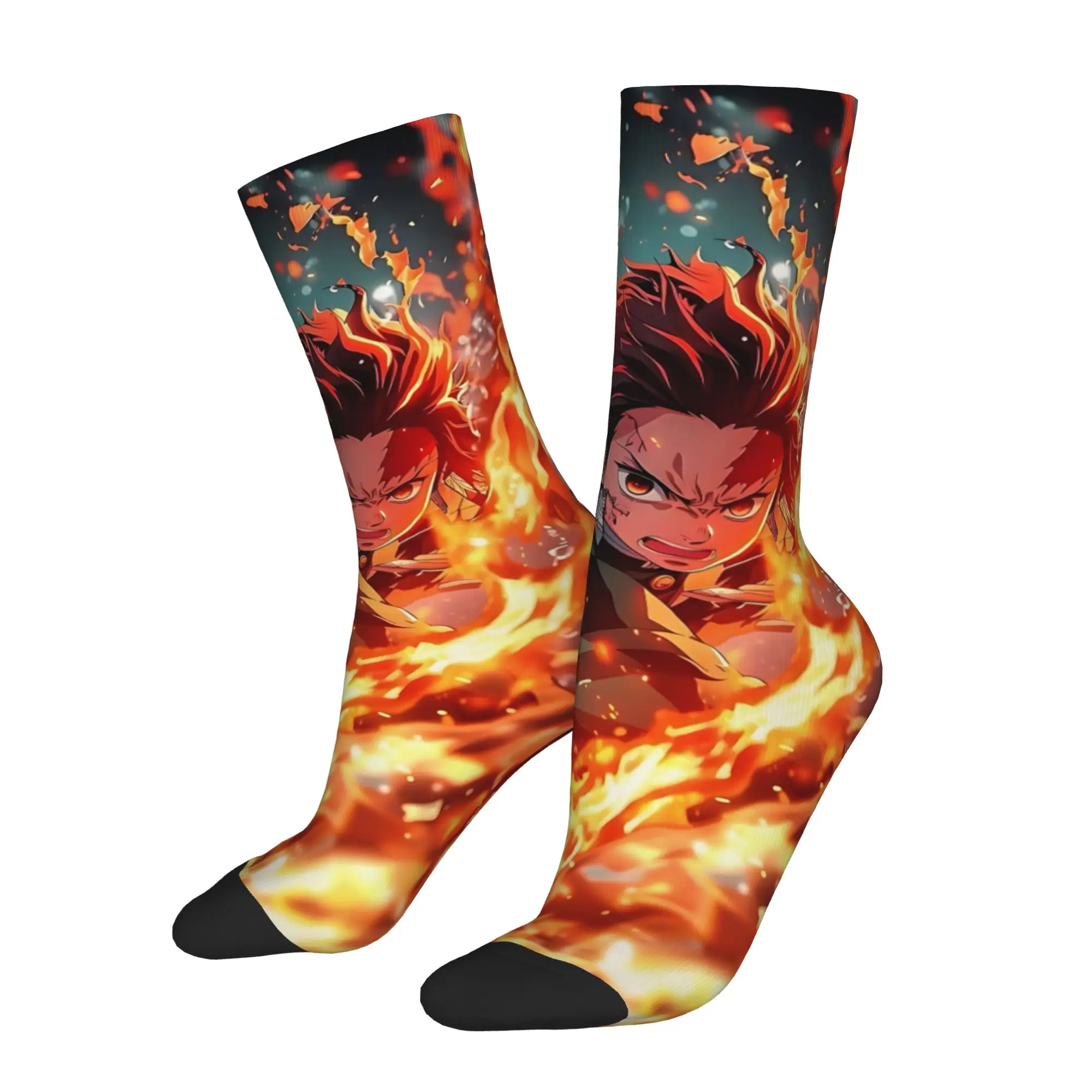 

Demon Slayer Men's Socks Unisex Adults 18 Plus shounen manga Harajuku Pattern Printed customized items Socks
