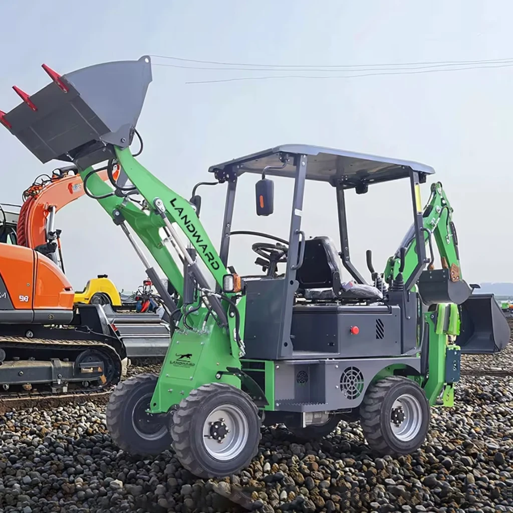 Mini Backhoe Loader For Sale Electric Diesel Wheel Loader Diesel EURO5 EPA 4WD Backhoe Loader Construction Mini Excavator Loader