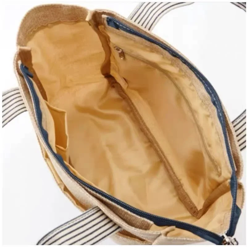 Bolsas Snoopy Kawaii para mulheres, grande capacidade, sacola de compras, desenhos animados fofos, femininas, casuais, reutilizáveis, sacolas de compras, bolsa, moda