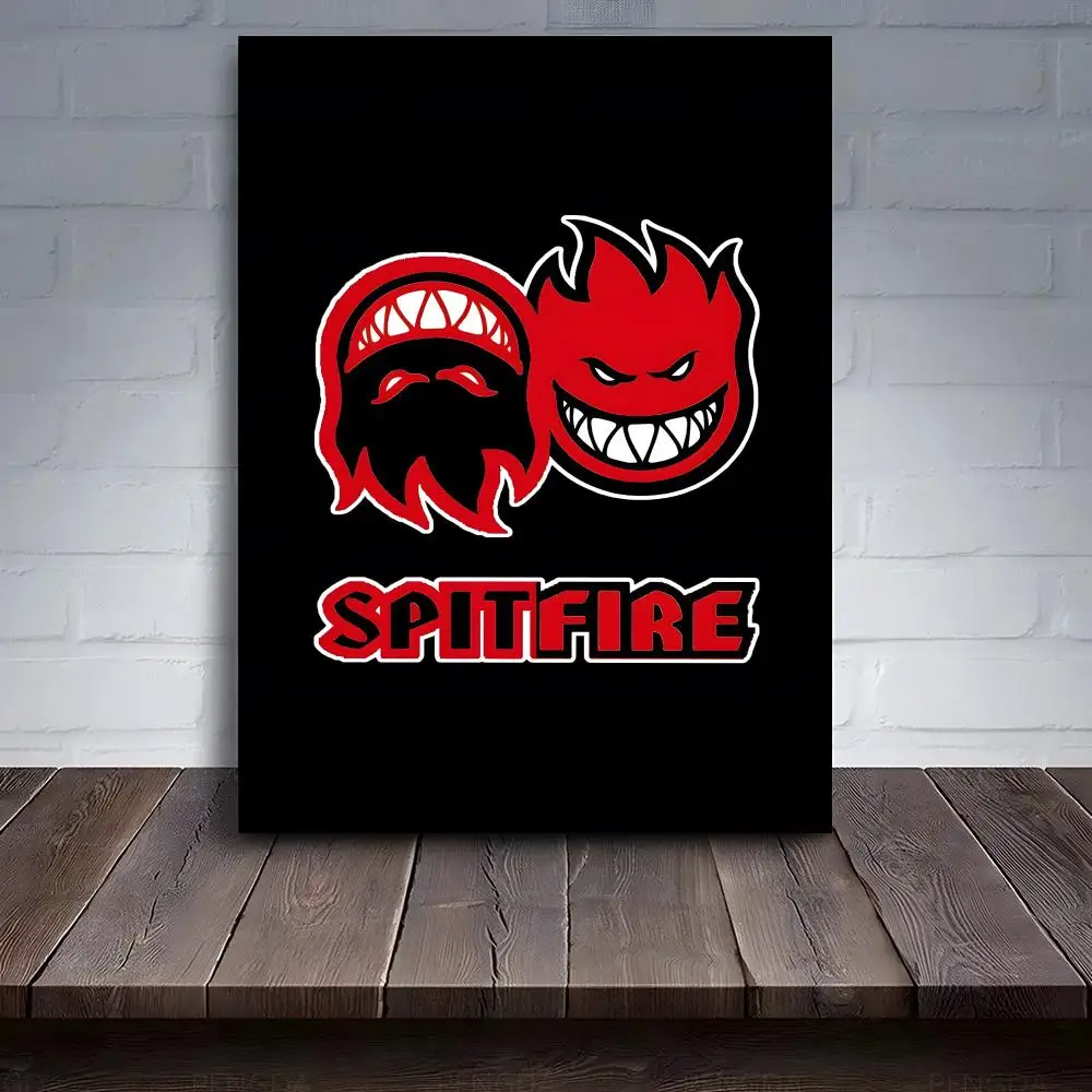 Skateboard S-Spitfire Poster PC Hot Poster Art HD Canvas AAA Advanced Aesthetic Printing Paper Wall Art For Living Room Home Dec