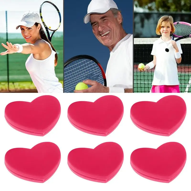 Amortisseur de vibration efficace pour raquette de tennis, en forme de cœur, UL