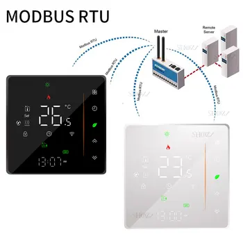 RS485 Modubs/Wifi-Thermostat für Gaskessel/elektrische Boden-/Heizwasser-Heimtemperaturregler 24 V 95 ~ 240 V