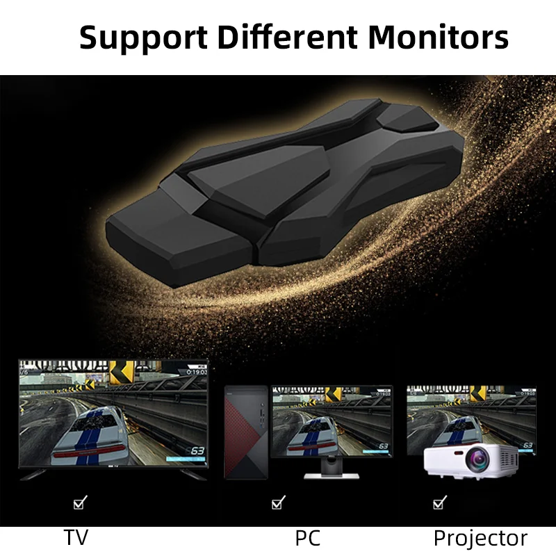 Game Stick 4K HD D10 2.4G Wireless Controllers 7Simulators Retro Video Game Console MAME MD FC Consolas De Videojuegos Kid Gift