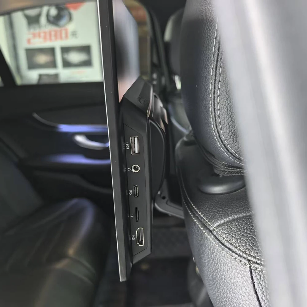 

13.3 Inch Android 16.0 Car Headrest Monitor for Mercedes-Benz Back Seat Screen Support WiFi 4K Touch Screen Video Hidden Bracket