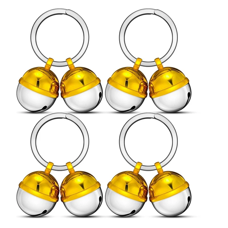 

A25F-8 Pack Extra Loud Cat & Dog Bells, Brass Dog Collar Bell Pet Tracker, Protect Wildlife, For Various Deaf Or Elderly Pets