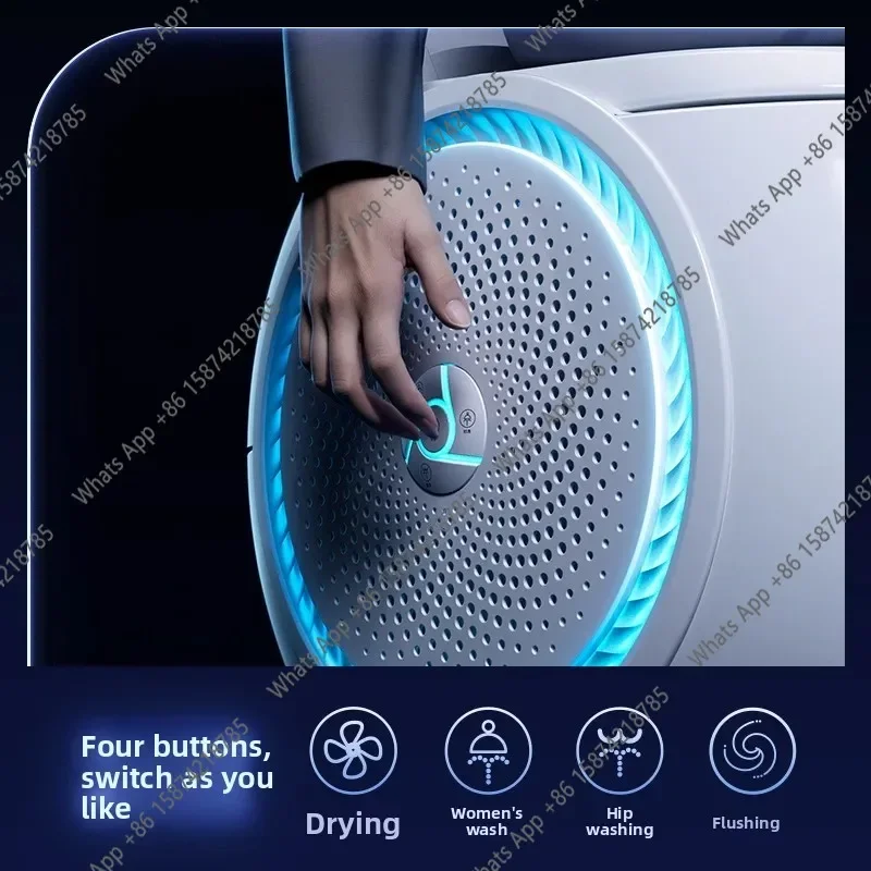X Egg-shaped Fully Intelligent Toilet, Smart Toilet, Automatic Flush, Automatic Flip, Bluetooth Speaker, Radar Sensing X