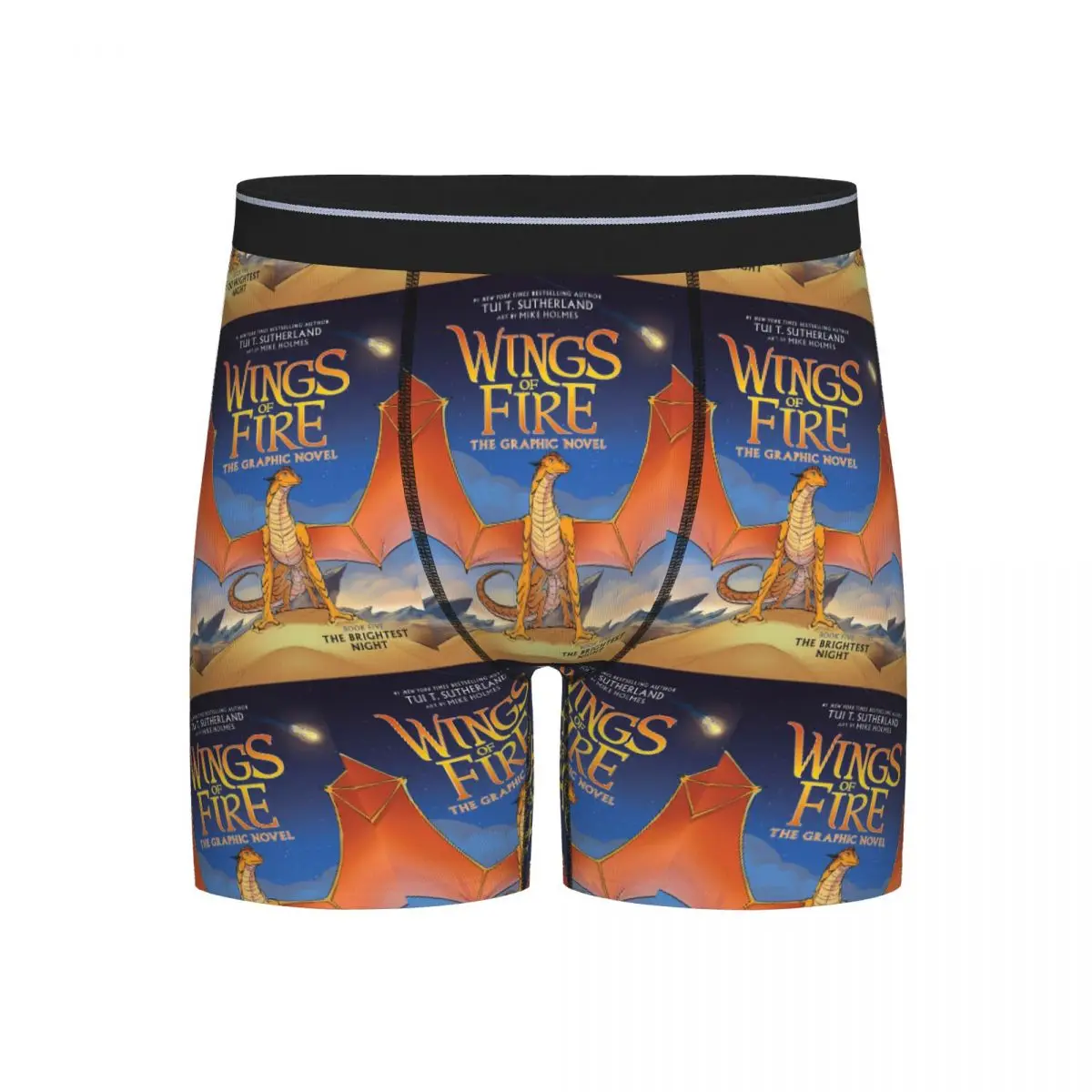 

Long Boxer Underpants Shorts Wings Of Fire Panties Male Ventilate Underwear for Homme Man Boyfriend Gift
