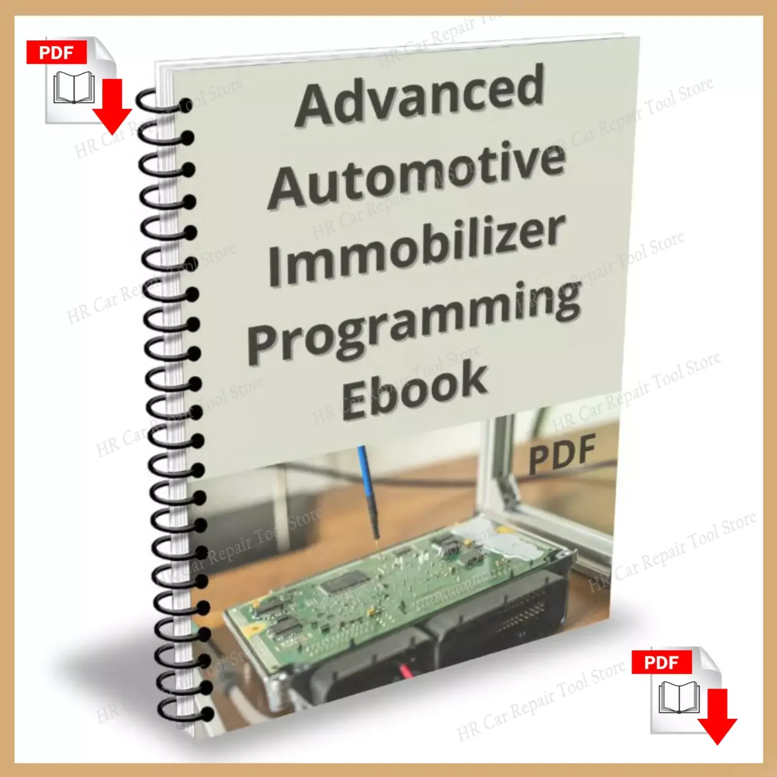 Advanced IMMO BOOK Automotive Immobilizer Programming Ebook 327 Pages PDF Check/Diagnose/Repair Car Control Box ECU Teaching