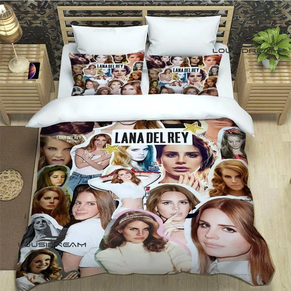 

Lana Del Rey printed Bedding Sets exquisite bed supplies set duvet cover bed comforter set bedding set luxury birthday gift