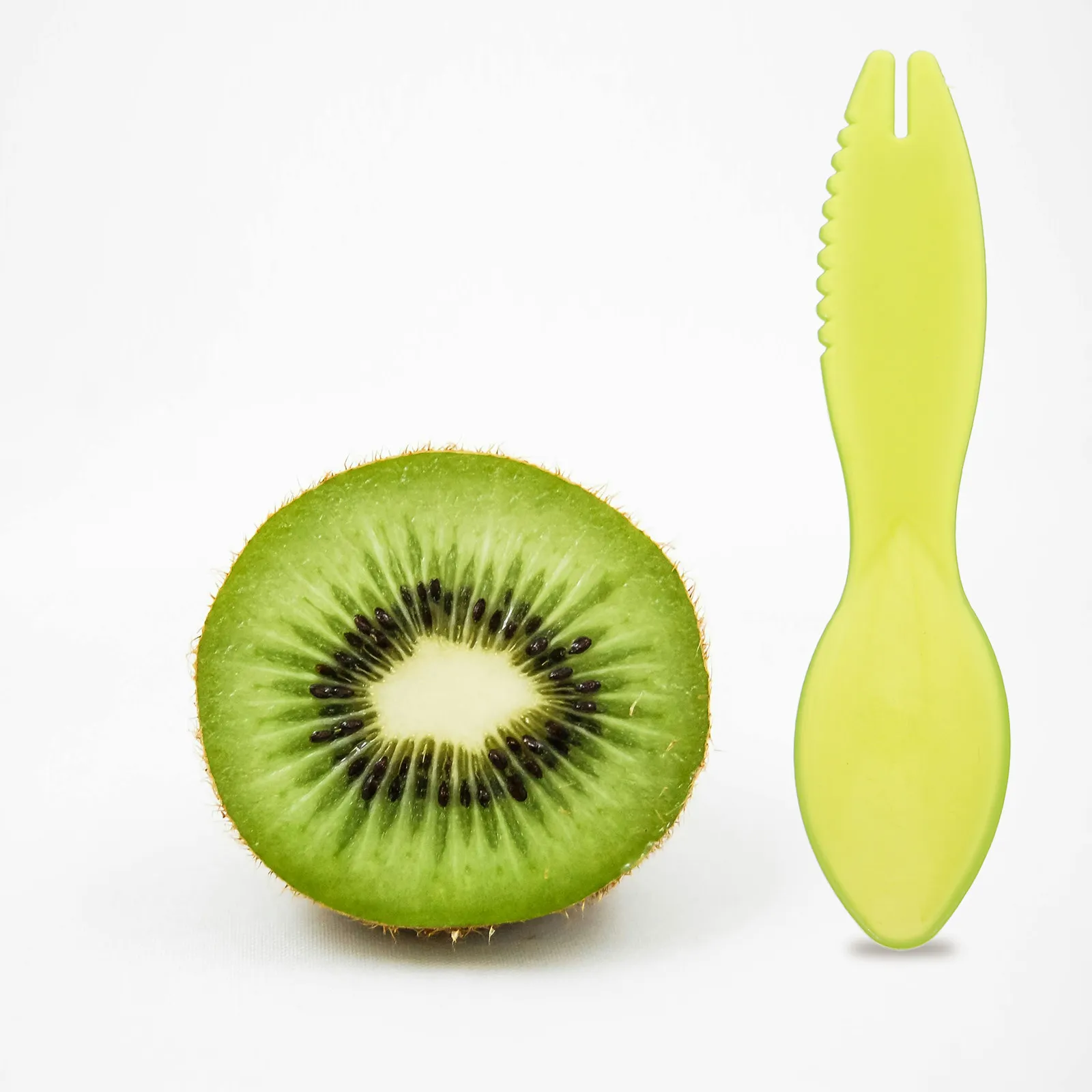 20pcs Multi-purpose Kiwi Spoon Cutter Fruit Skin Remover Reusable Plastic Kiwi Digging Scoop Kitchen Tool for Easy Kiwi Eating