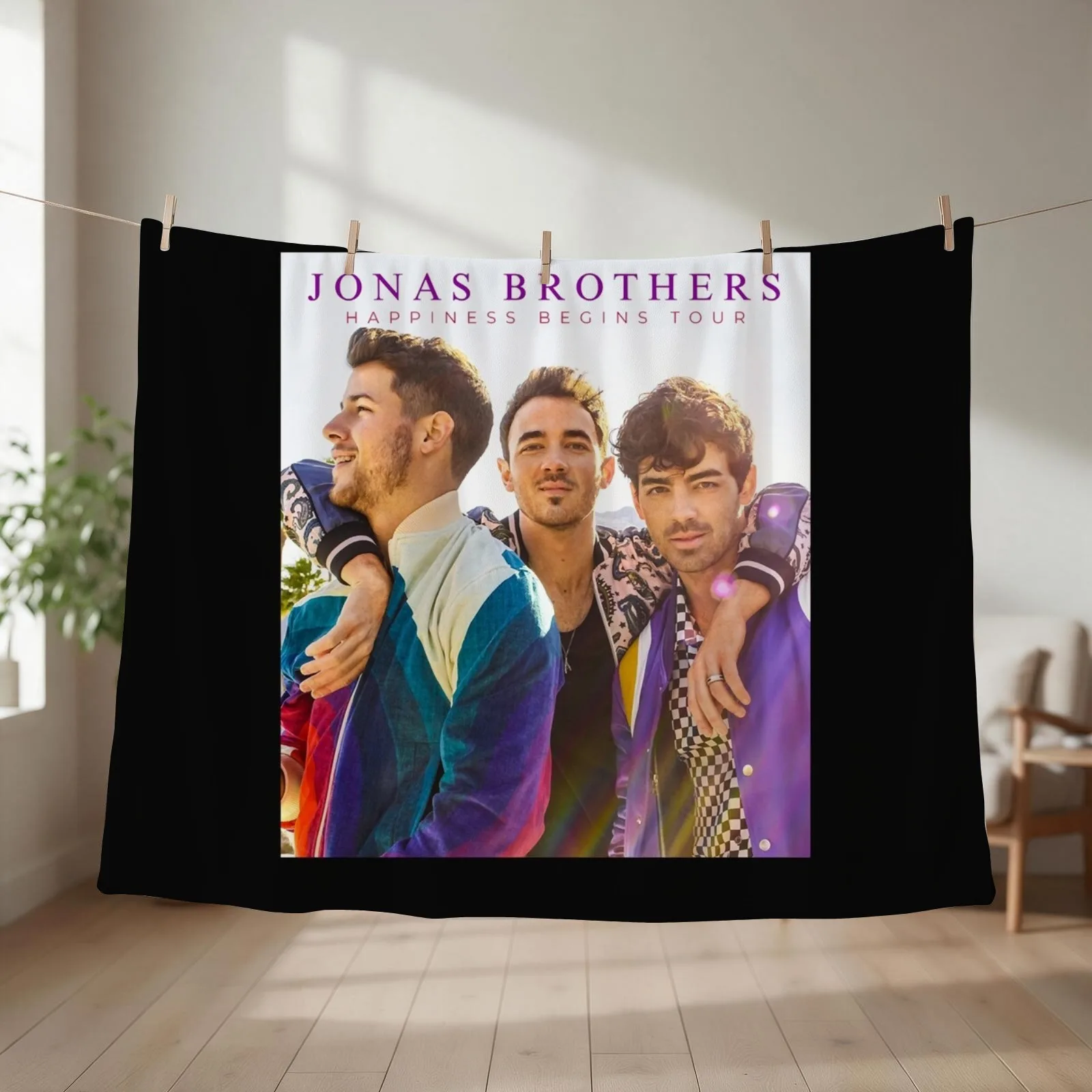happiness begins the brothers tour 2020 2021 trans7 Essential Throw Blanket Bed Fashionable Soft Big Sofas Luxury Brand Blankets