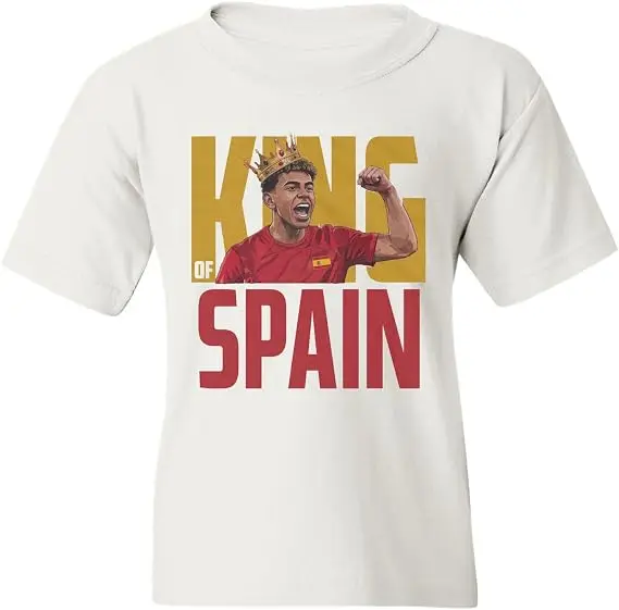 Fußball-inspiriertes Yamal-T-Shirt mit Yamal auf dem Ball, Unisex, Y2K, Yamal-inspirierte Jugend-Fußball-Sportbekleidung für Damen und Herren – Detail 19