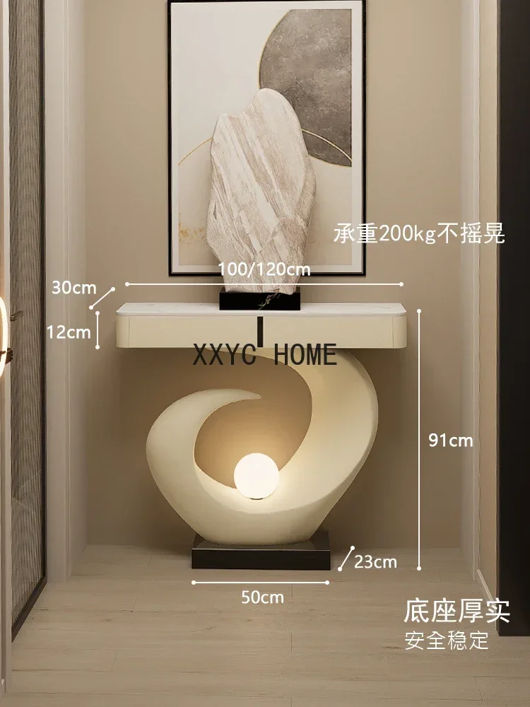 TAO Hug with Light Entrance Cabinet Modern Simple and Light Luxury High-End