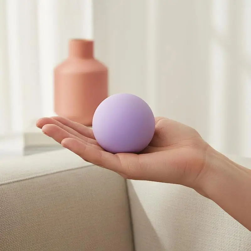 Mini Silicone Fascia Ball Portable Trigger Point Massager for Back Foot Muscle Soreness Relief Office Rest Yoga Fitness Use