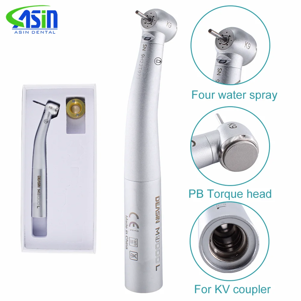 Dental high speed handpiece Fiber Optic LED Turbine Handpiece 8000 /M9000L For Kavo Quick Coupling dentistry tools