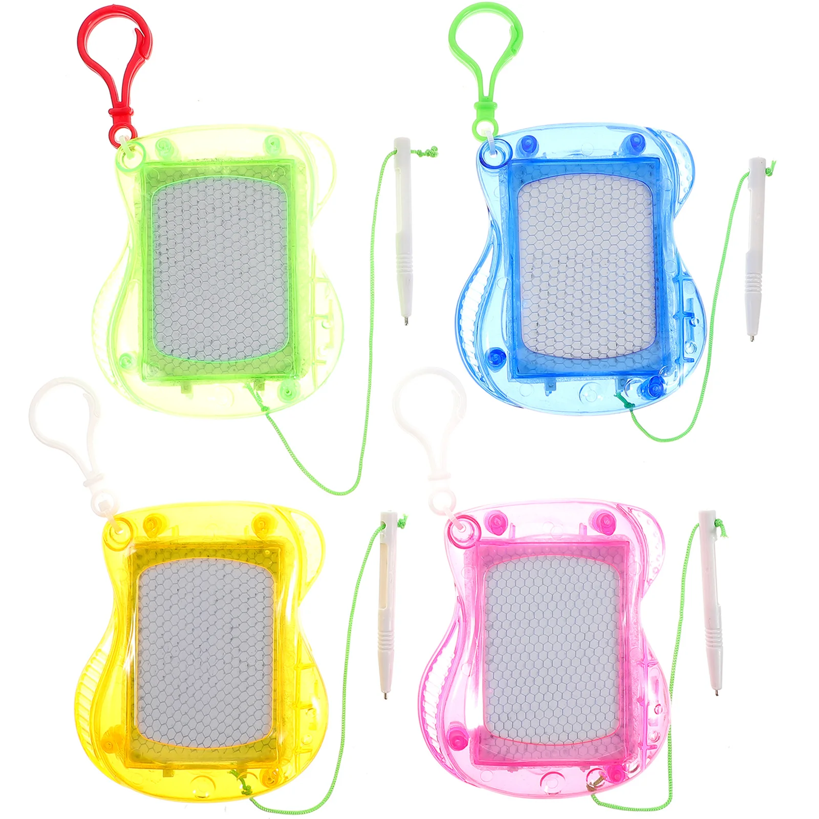 Planche à dessin colorée, bloc de croquis, écriture extérieure pour enfants, Mini peinture en plastique effaçable, 4 pièces