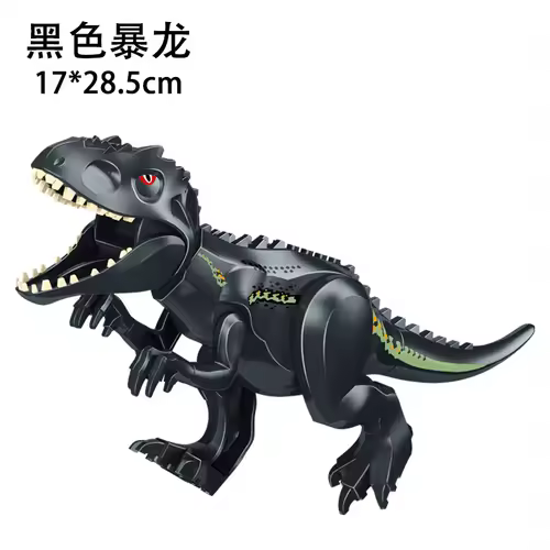Jurassic World 3 Brutal Raptor Building Blocks Dinosaur Bricks Tyrannosaurus Indominus I-Rex Assemble Toy For Children - Image 35