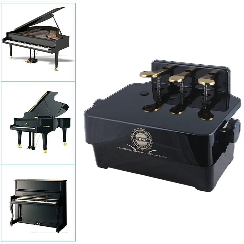 Adjustable Piano Pedal Extender for 4-12 Years Old Kids Beginners Adjustable Piano Foot Height