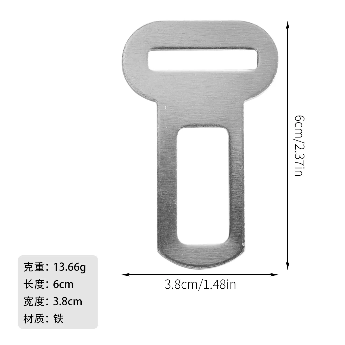 Alloy adjustment buckle Stationery accessories adjustment buckle Triangular webbing sub-buckle webbing metal buckle