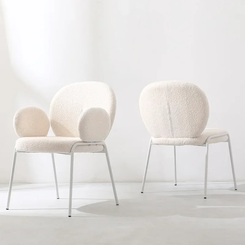 

Luxury Makeup Chair Bedroom Dressing Modern Small Unit High end Cream Dining Female Backrest Nail