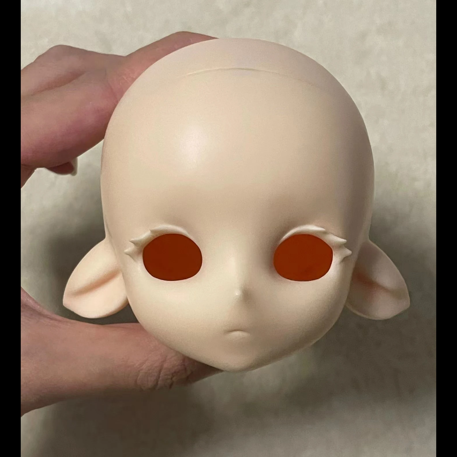 

New 1/4 BJD Doll Anime Head No Makeup Resin DIY Girl Doll Head Without Makeup Doll Accessories BJD Toy