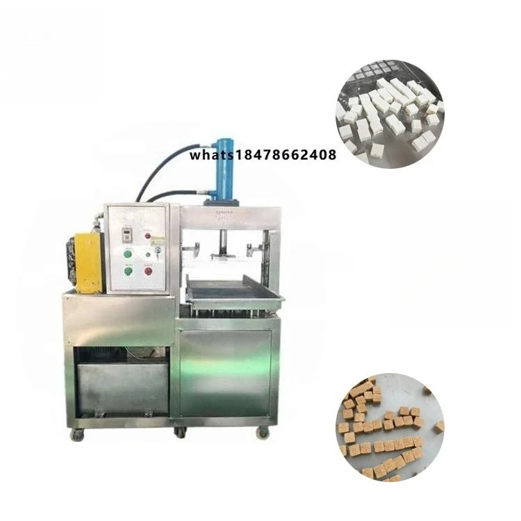 Large Scale Jaggery Cube Sugar Making Equipment Cane Wrapping Sugar Salt Processing Forming Machine