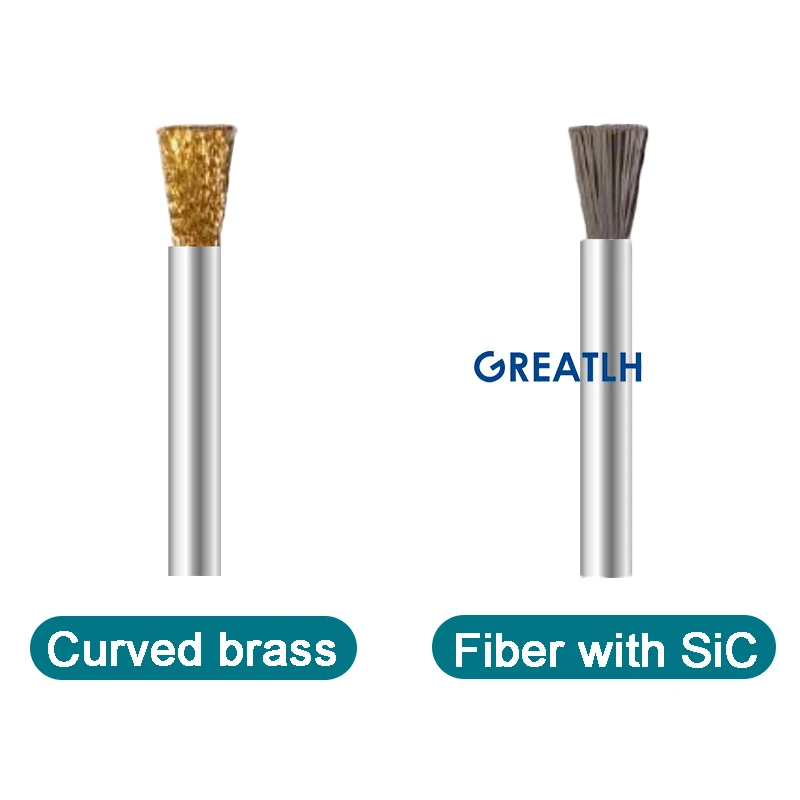 GREATLH Dental Polishing Brushes Cleaning Brushes for Dentist Clinic Steel Wire Brushes Dental Supplies 5pcs/set