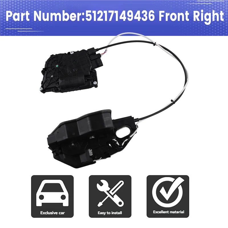 نظام إغلاق ناعم بمزلاج قفل باب السيارة ممتاز لسيارة BMW 5 Series GT F07